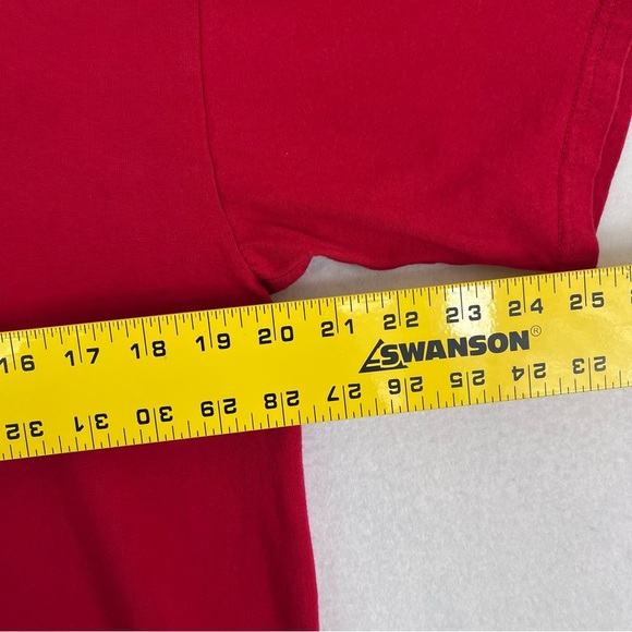 LENG’S & BEACH RED T-SHIRT “ECHO EN MEXICO CHAPALA JALISCO’’ EMBROIDERED LOGO - Picture 3 of 10